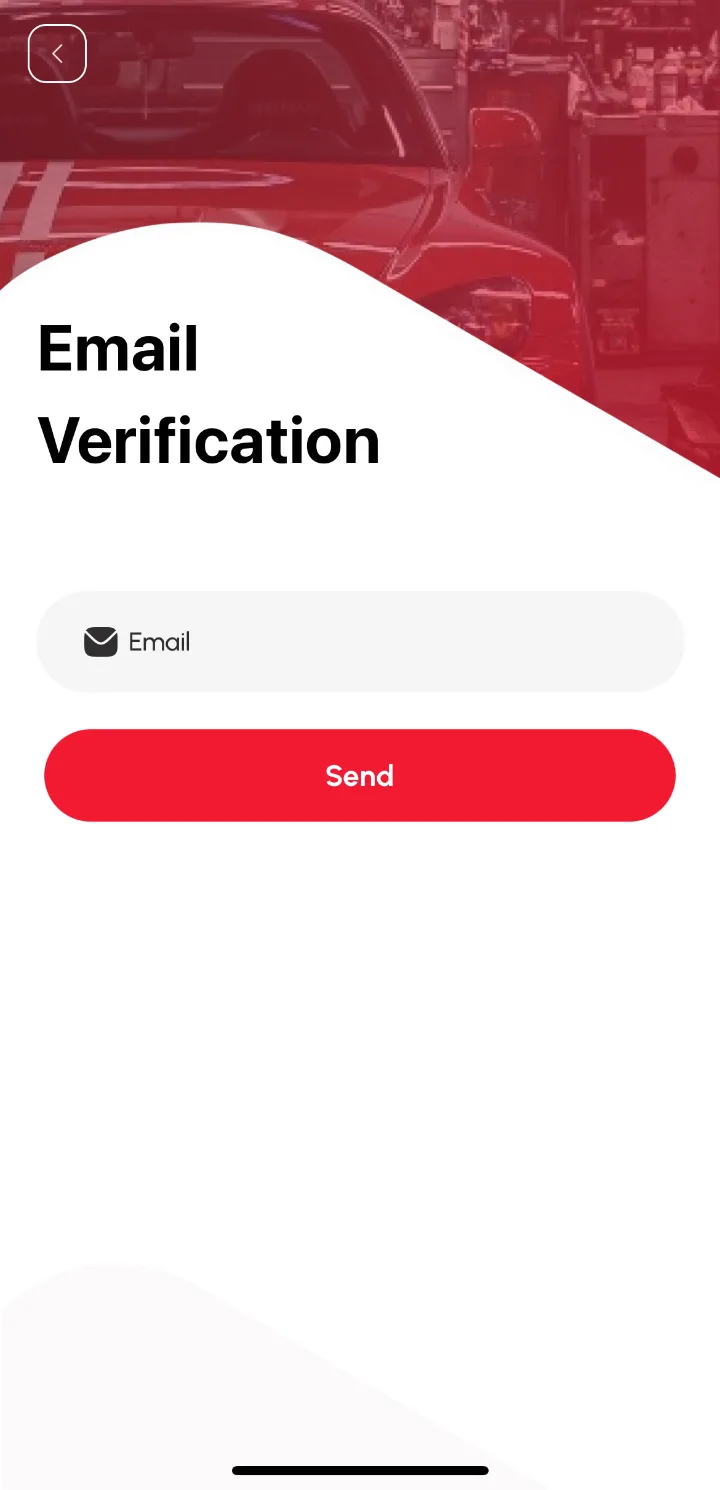 Loggy app screenshot: Resetting a forgotten password from the Log In page (2 of 3)